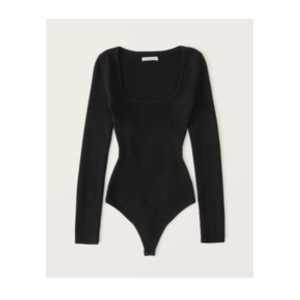 Black Long Sleeve Bodysuit